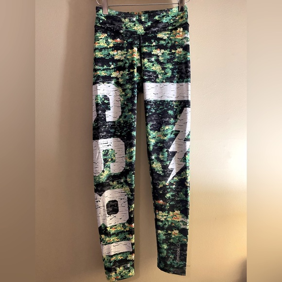 Reebok glitch legging green sequin print - Picture 4 of 7